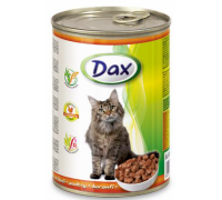 DAX konzerva pre mačky hydina 415 g