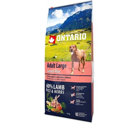 ONTARIO ADULT Lamb&Rice; 12kg
