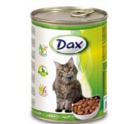 DAX konzerva pre mačky králik 415 g